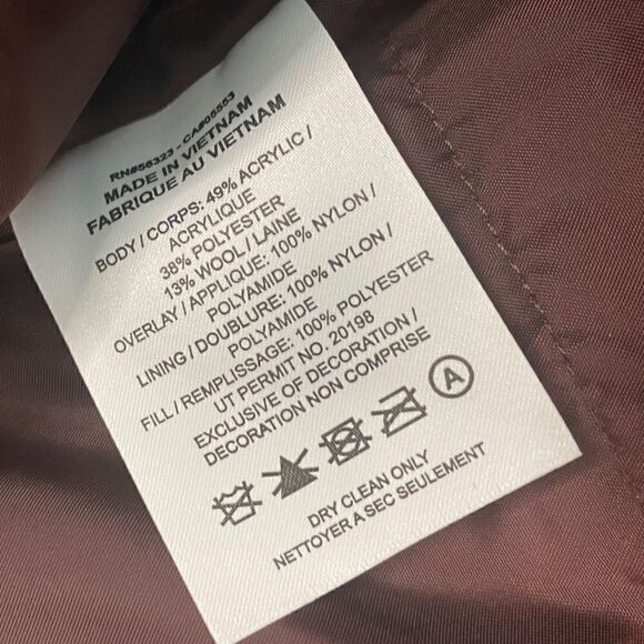 Nike Jordan Cozy Girl Colorblock Jacket Brown Black White size Small DJ2723-204 - Picture 10 of 11